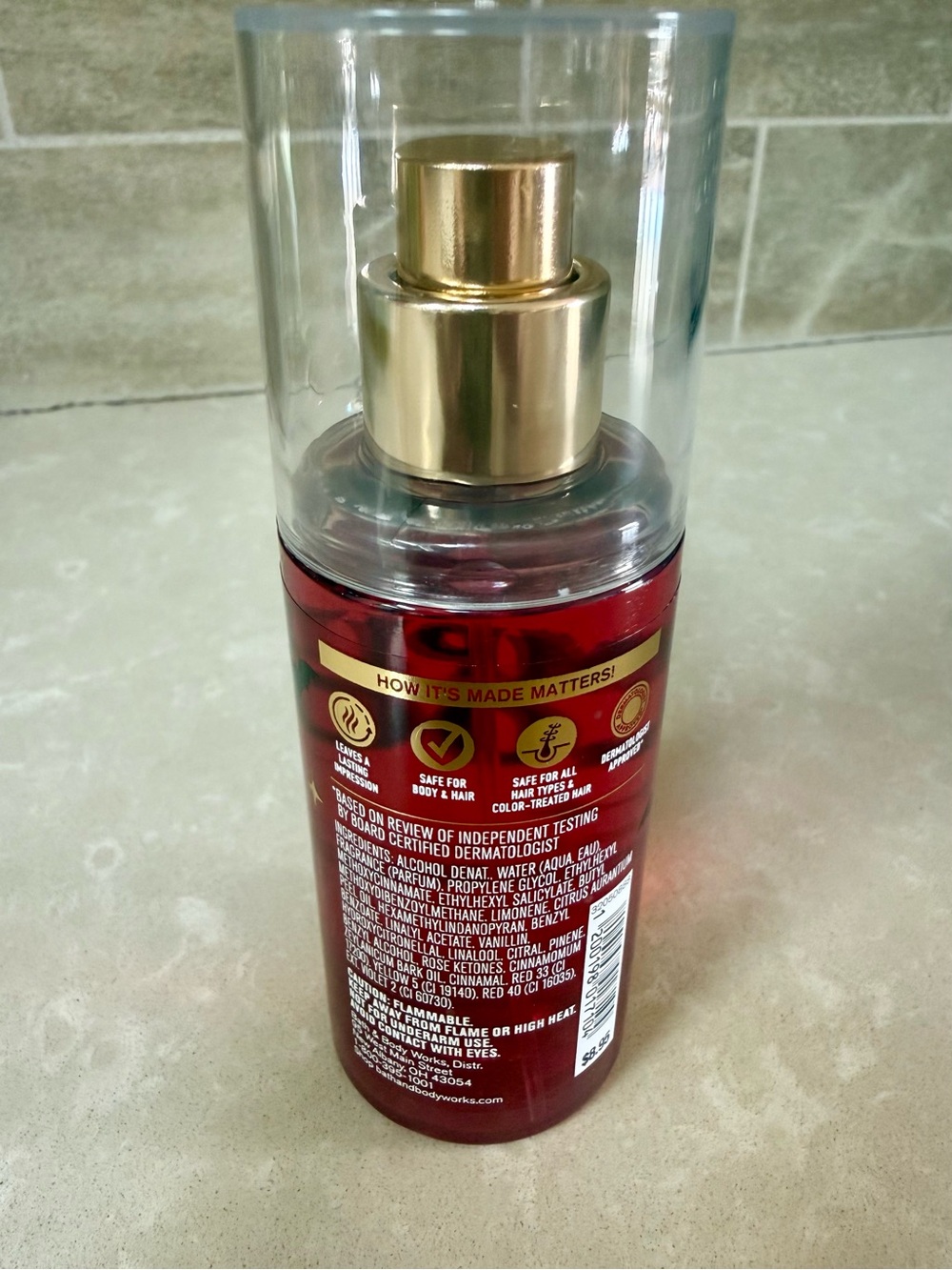 Set of 2 BBW Vampire Blood Fine Fragrance Mist Travel Size NEW - Picture 3 of 4